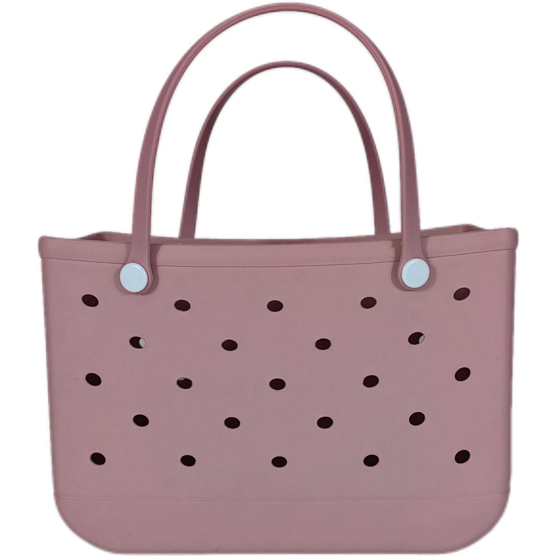 Outdoor large EVA beach bag multifunctional storage womens handbag DIY hole capacity Q260227