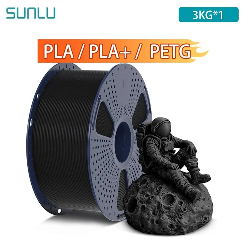 SUNLU 3KG 3D PLA/PETG/PLA PLUS Filament 1,75mm 3KG/Rolle 3D-Drucker Ordentlich gewickeltes 3D-Filament für 3D-Drucker und 3D-Stift