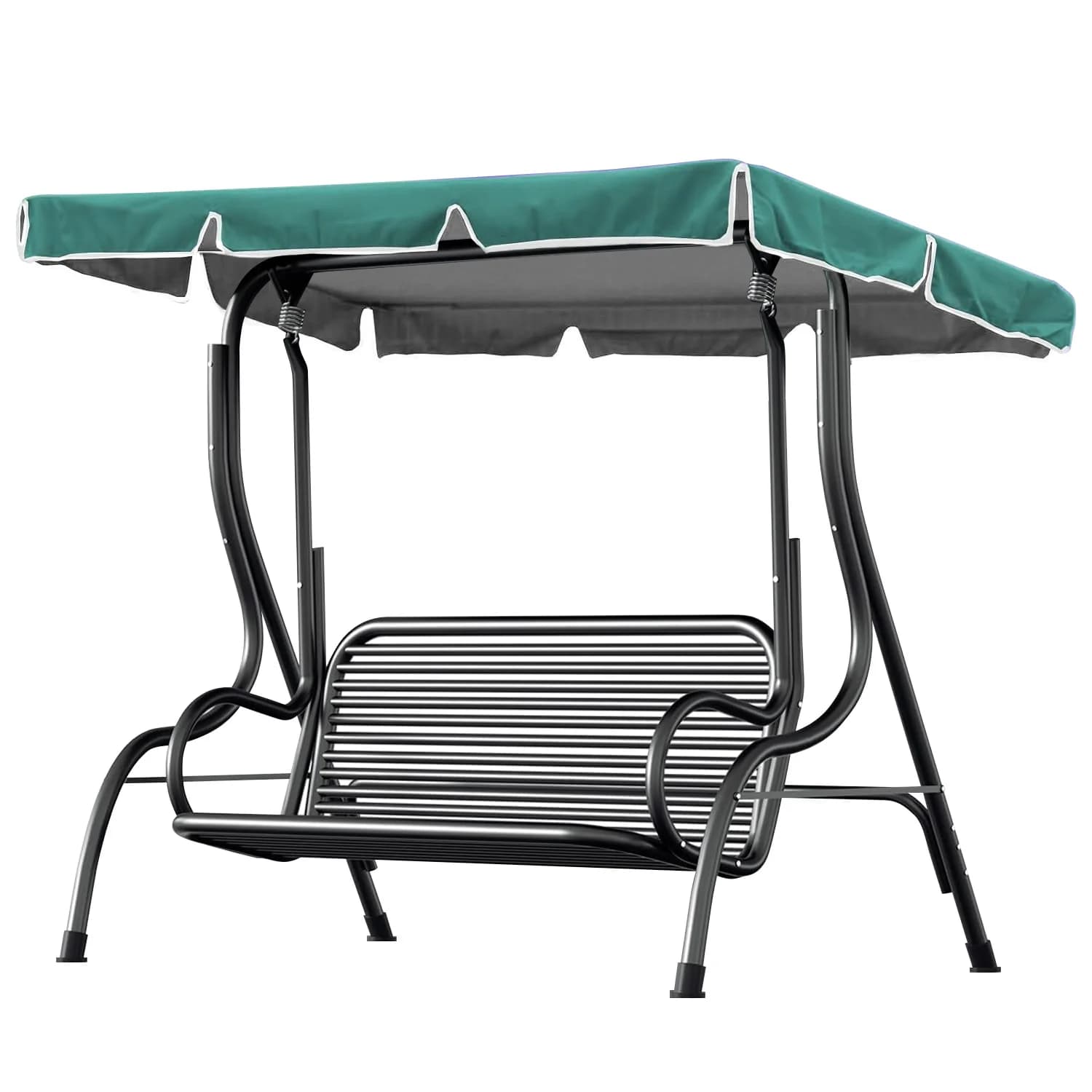 Hollywood Swing Dachabdeckung 210 x 145 cm, 420D Oxford-Stoff Hollywood Swing Ersatzdach 3-Sitzer Wasserdichtes Universaldach