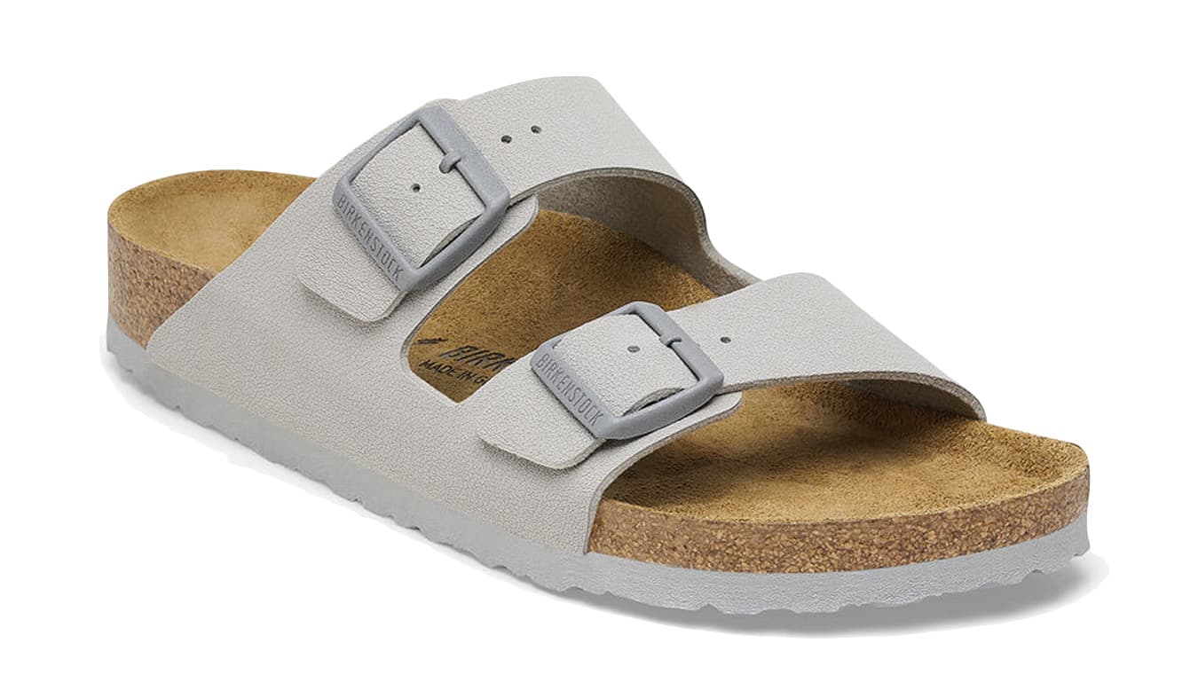 Birkenstock Arizona Birko-Flor Regular fit Grey Women - Sandals Birkenstock - Grey - 1027720-7 - Size: 7