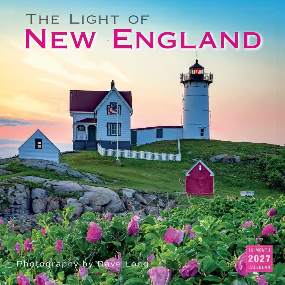 Light of New England 2027 Wall Calendar