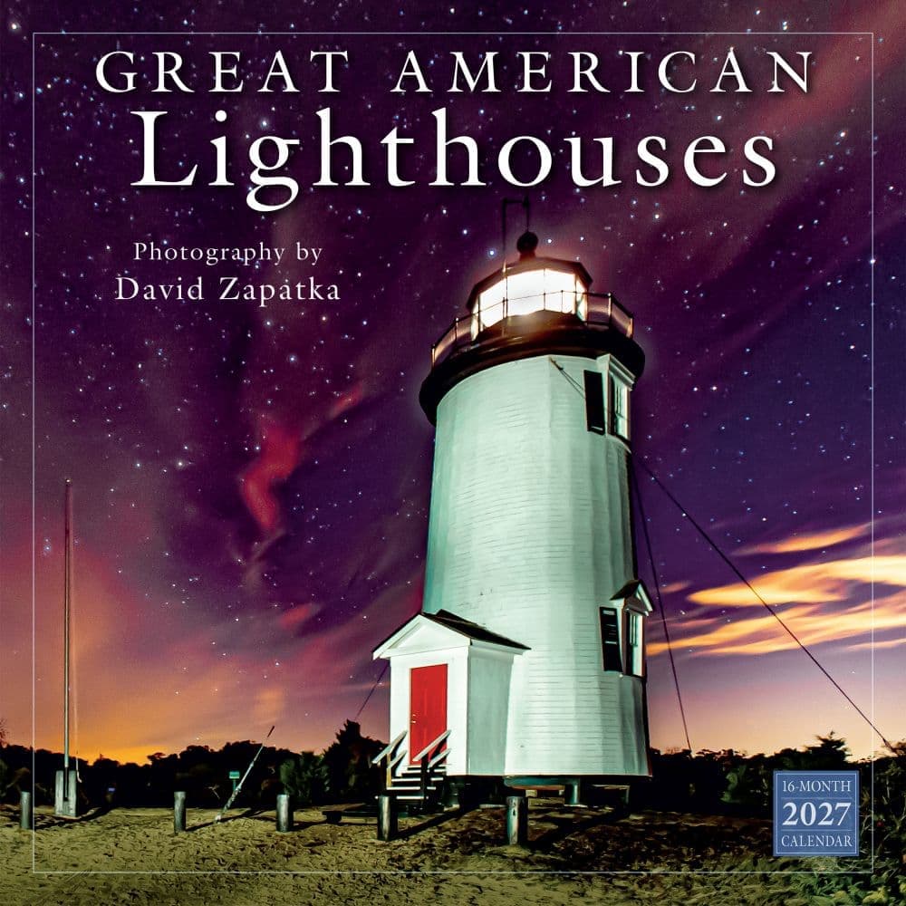 Great American Lighthouses 2027 Wall Calendar