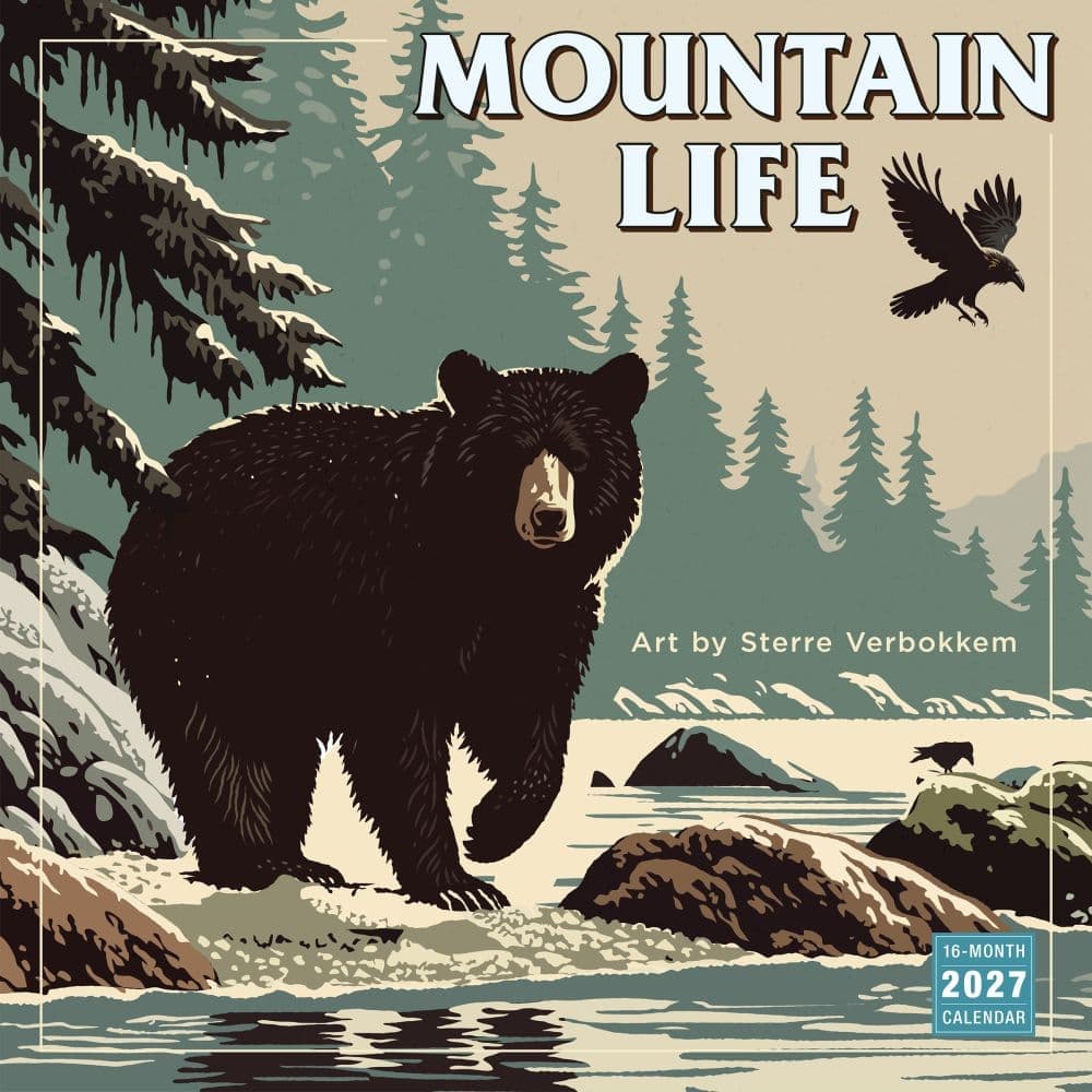 Mountain Life 2027 Wall Calendar