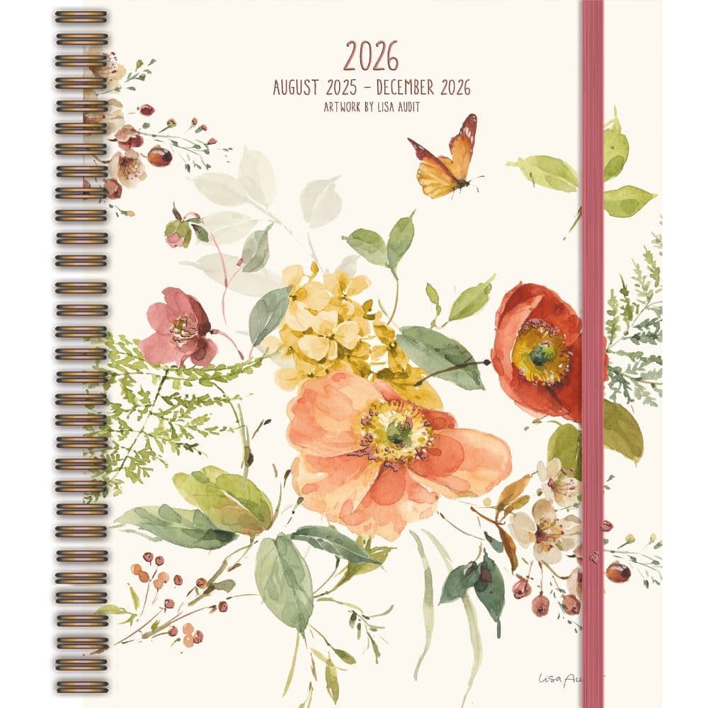 Watercolor Wonder Deluxe 2026 Planner by Lisa Audit