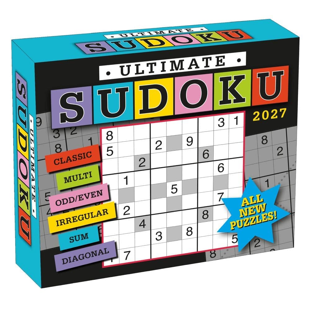 Sudoku Ultimate 2027 Desk Calendar