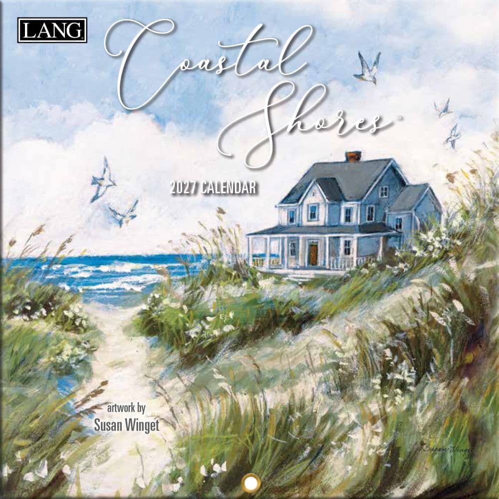 Coastal Shores 2027 Mini Wall Calendar by Susan Winget