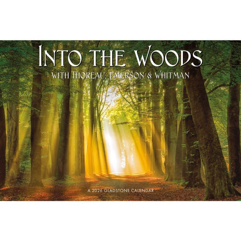Into the Woods 2026 Deluxe Wall Calendar by Gladstone Media