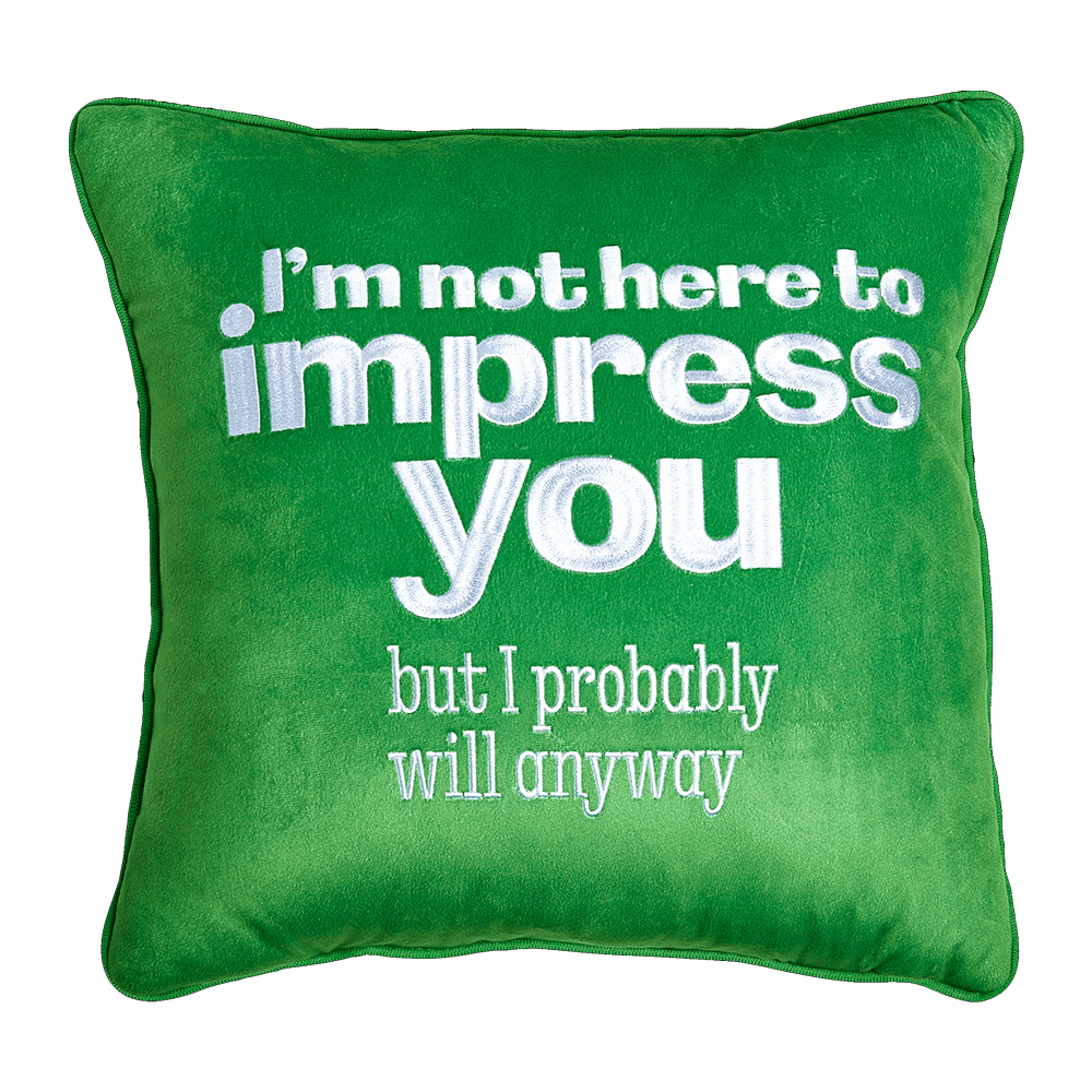 character quote pillow