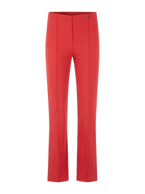 Marc Cain FATSA pull-on trousers in feminine fit, red, 34 (N1)