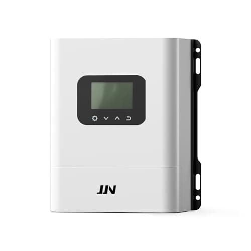 JJN 40A MPPT Solar Charge Controller, 99.5% Efficiency, Built-in WiFi | LiFePO4 AGM Compatible,with large, clear OLED Display,12V-72V system Auto,IP67