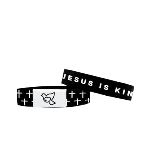 Bible Verse Bracelets for Men Daily Verse Bracelet with NFC Technology Christian Bracelet Faith and Style Combined Inspirational Religious Gifts black