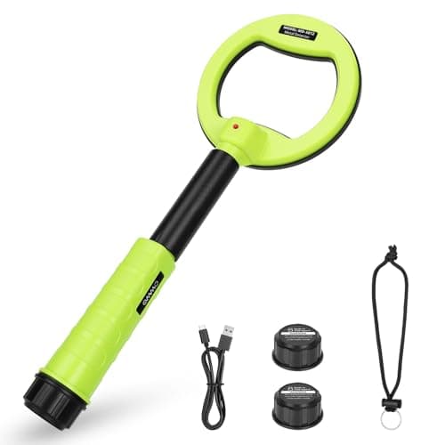 OMMO Underwater Metal Detector, IP68 Waterproof Pinpointer with 65FT Depth | Rechargeable Handheld Gold Finder for Diving , Beach & Treasure Hunting