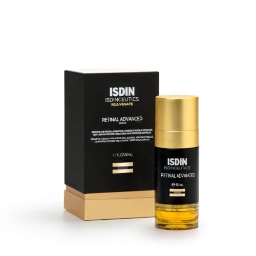 ISDIN Isdinceutics Retinal Advanced Rejuvenating Night Serum, 1.7 fl oz | With Retinal & Melatonin, Reduces Wrinkles & Renews Skin, Suitable for