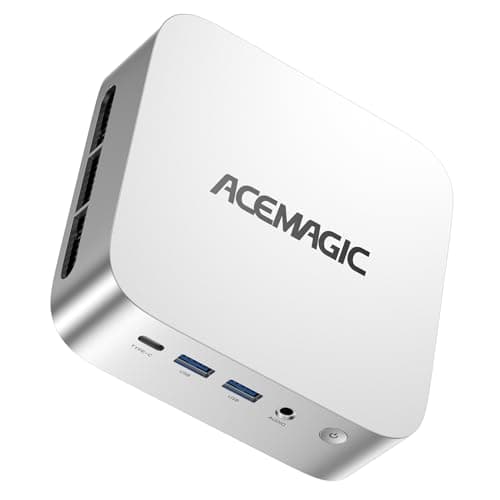 ACEMAGIC Kron K1 Mini PC AMD Ryzen R2544 16GB DDR4 RAM 256GB SSD, Triple-Screen 4K Display WiFi 5 BT4.2 RJ45 for Home/Office/Business Mini Desktop