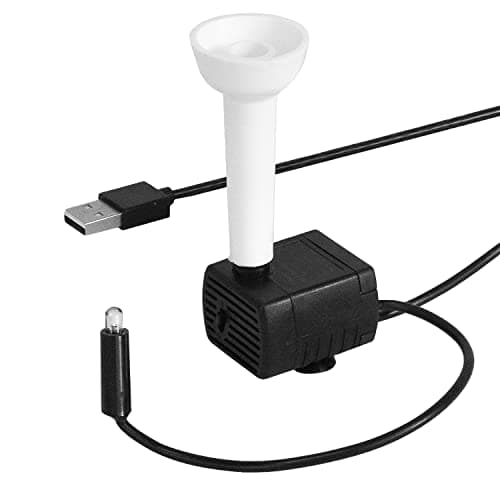 Pet Water Fountain Replacement Pump and Light Set (For Square Water Fountain)