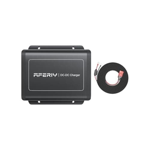 AFERIY DC060 600W Fast Alternator Charger for Portable Power Station | DC to DC 12V/24V Boosted to 48V, 6X Faster Charging for Road Trip, Compatible