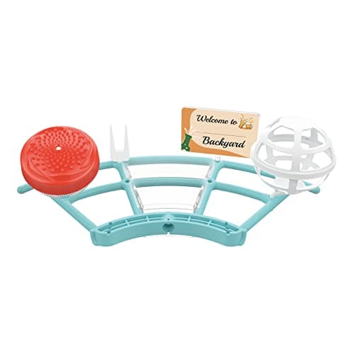 NETVUE by Birdfy Pro Perch - Wider Extension Perch to DIY Add-ons Including Suet Ball, Mini Hummingbird Feeder, Fruit Holder, Jelly Feeder and Welcome