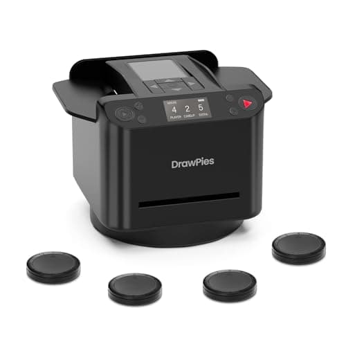 2-in-1 Automatic Card Shuffler and Dealer Machine for 1-12 Players | for 1-2 Decks, 180° /360° Rotatable, 4 remotes, Rechargeable, Low Noise, for