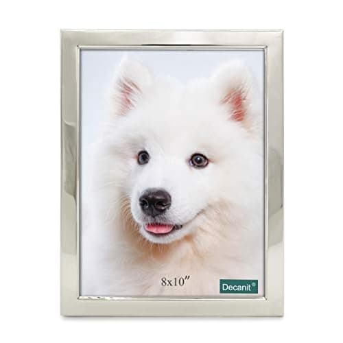 8x10 Picture Frames Silver Metal Photo Frames For Tabletop Display and Wall Decoration-Best Gifts For Family