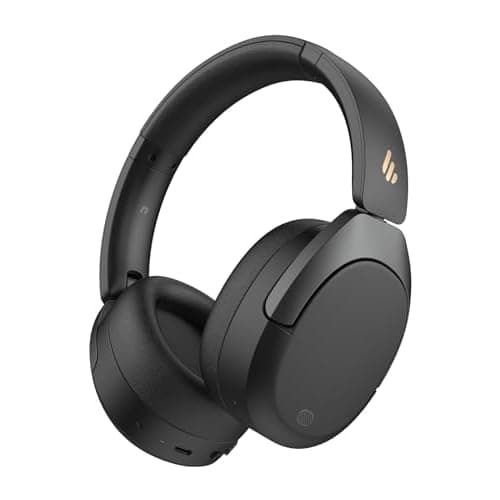 Edifier W830NB Wireless Over Ear Headphones, 94H Playtime, Black | -45dB Active Noise Cancelling, LDAC Hi-Res Sound, Spatial Audio, Fast Charging,