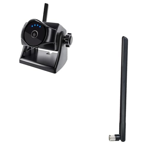 1080P Magnetic Wireless Backup Camera with Foldable 5dBi Magnetic Truck RV WiFi Antenna