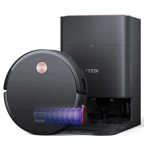 Yeedi by ECOVACS S16 Plus Robot Vacuum and Mop, OZMO Roller Mop | Triple Lift Carpet Care, BLAST 16600Pa Suction, 167℉ Hot Water Washing, 145℉ Hot