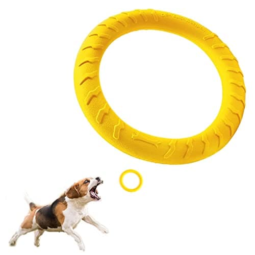 Dog Flying Disc,Floating Dog Ring Toys, Indestructible Dog Chew Toys for Small Chewers Dog Toys for Pool,Float Durable Outdoor &Indoor Puppy Toy for