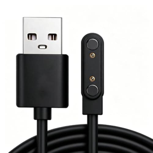 V03-T5/T6 Camera Glasses - Magnetic Charging Cable | Bluetooth Smart Glasses, USB Charger Replacement Cord for V03-T5/T6 Camera Glasses / 61cm Size
