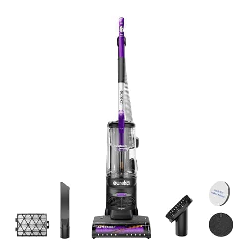 Eureka FlexReach Vacuum Cleaners for Home, Lift-Away, NEU651PL | Anti-Tangle, LED Headlights, Swivel Steering, Pet Hair, Carpet & Hard Floor Cleaning,