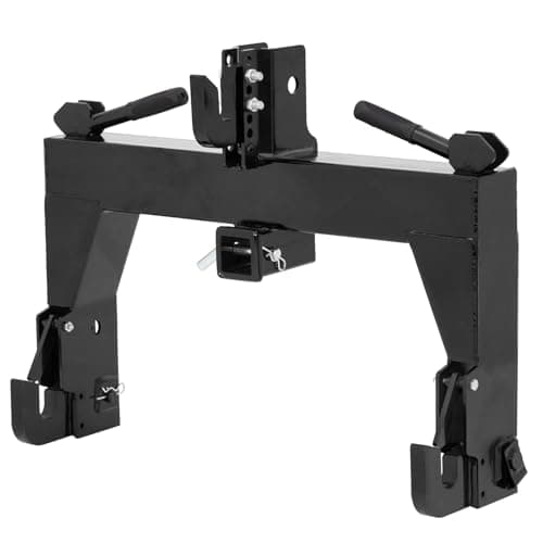 Garvee 3-Point Quick Hitch, 3000 LBS Lifting Capacity Tractor Quick Hitch, 28 in Between Lower Arms Attachments Quick Hitch, No Welding & 5 Level