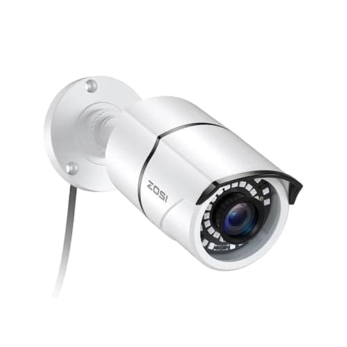 ZOSI 2MP 1080p Security Camera,4-in-1 TVI/CVI/AHD/CVBS Surveillance Bullet Camera Indoor Outdoor,Night Vision,Work for 960H,720P,1080P analog CCTV DVR