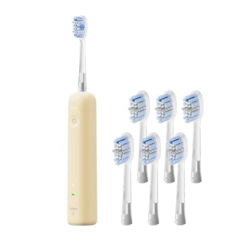 Laifen Wave Special Electric Toothbrush Bundle with 6 Replacement Heads