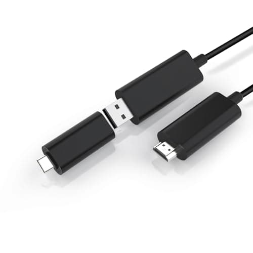 H5 to Mini HDMI Adapter, USB-A/USB-C Display Converter for Laptops | USB-A/USB-C to HDMI, For Laptops Without Video USB-C, Supports Windows & macOS