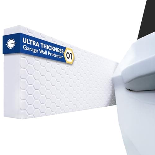 WP01 Garage Wall Protector for Car Door, Thick Foam Padding for Hard Hits | Max 1.2in Thick | Impact Absorb Hive | For SUVs & Heavy Doors | 5-Min