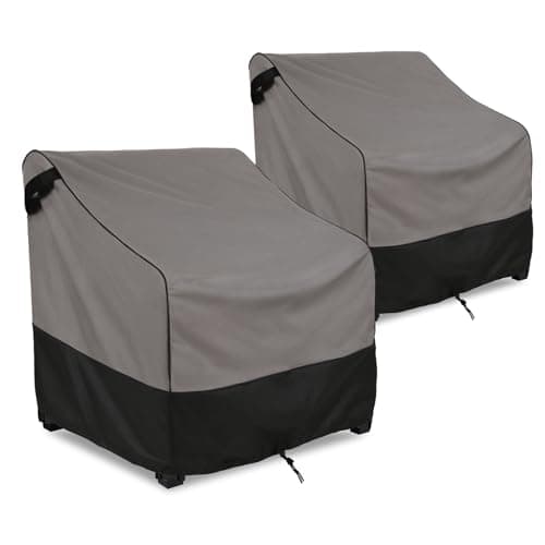 FORSPARK Outdoor Chair Covers Waterproof, Patio Chair Cover Fit 36x37x36 in | Suitable for Lawn Furniture Deep Seat 35x36, 34x35, Weatherproof, 600D