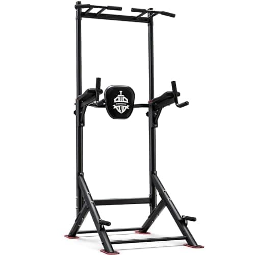 SPORTSROYALS Free Standing Pull Up Bar, Power Tower for Home Gym Training | Sturdy Free Standing Workout Station for Pull-Ups, Dips, Leg Raises and