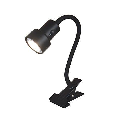 KING SHA Plug-in Clip on Picture Light, Dimmable Timer, Flexible Gooseneck, 2 CRI90 Bulbs