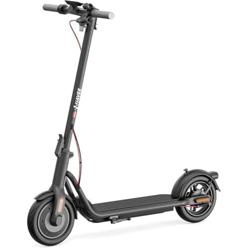 NAVEE V25/V25 Pro/V40 Electric Scooter for Adults, 20 MPH & 25/15.5 Miles, 700W/600W Motor, 10" Tires, Foldable Commuting E-Scooter with Dual Brake
