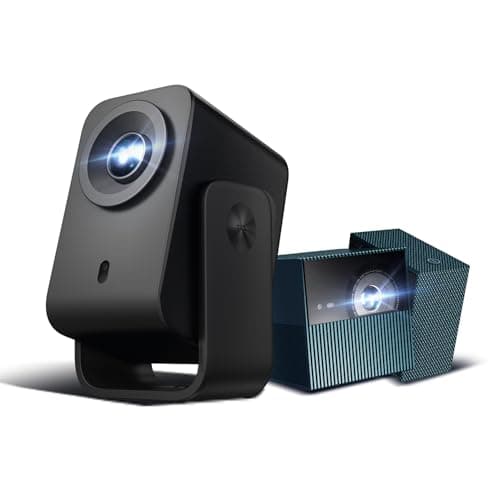 TCL Projecor C1 + TCL Projector Playcube Projector GTV Portbale Projector with Netflix Certified, 750 ISO Lumens, 4K