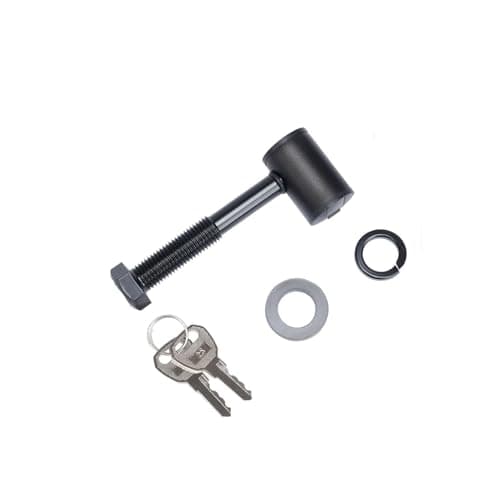 Hitch Receiver Locking Release Pin – Anti-Theft Security Pin for Oxen W eBike Rack, Black