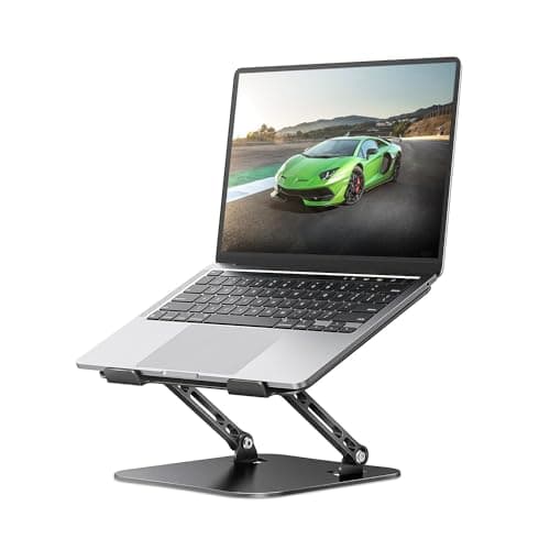 Orlian Adjustable Laptop Stand for Desk,11-16" Aluminum Portable Laptop Stand, Lightweight 500g, Foldable Computer Stand Holder