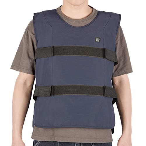 7117 Cooling Vest for Men & Women, Ice Water Circulating, Summer Adjustable, With Portable Power Supply XX-Large Blue-xx-l