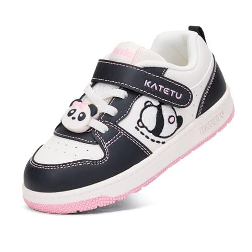 Baby Sneakers Boys Girls Toddler Wide Toe Box Shoes Kids Panda Lightweight Breathable Walking Tennis Running Non-Slip Outdoor Comfortable Shoes