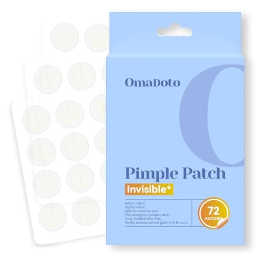 Invisible Pimple Patches for Face, Ultra-Thin Hydrocolloid Acne Patches, Covering Zits & Blemishes, Suitable Daytime Discreet Under Makeup, Zit