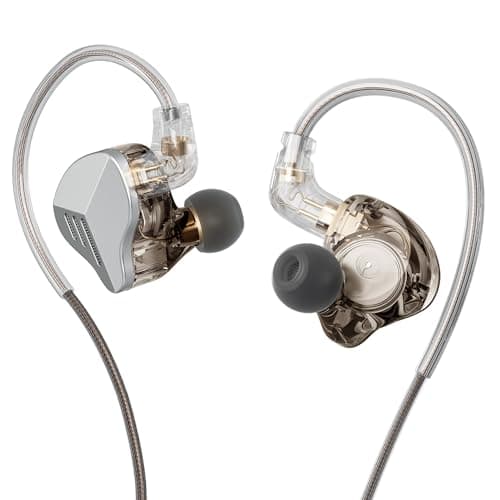 A20PRO IEM Earbuds, 1DD+1BA Hybrid in Ear Monitor Headphones, HiFi Wired Earphones with Deep Bass & Clear Vocals, Noise Isolating IEM for Musicians,