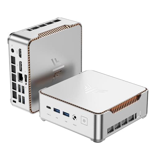 KAMRUI Pinova P2 Mini PC 8GB RAM 512GB SSD, AMD Ryzen 4300U(Beats 10110U/3500U/N95,Up to 3.7GHz,4C/8T) Mini Computers,Triple 4K