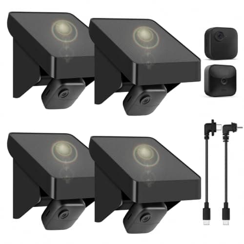 Solar Panel Charging Mount Compatible with Blink Outdoor 4(4th Gen)/Outdoor XT3/XT2/XT Camera, Blink Solar Panel with Internal Battery, IP67