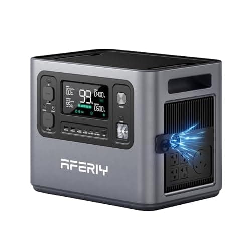 AFERIY P280 Portable Power Station 2800W (Peak 5600W) UPS Solar Generator | 2048Wh LiFePO₄ Battery,Expandable to 10kWh,Fast Charge in 38 Min,PSW AC