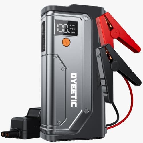 7000A Jump Starter for All Gas & 12.0L Diesel, 800LM Flashlight | Force Start for Completely Dead Batteries,Fast Charging & 10 Advanced Safety
