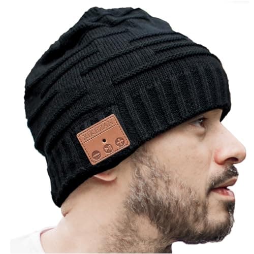 Bluetooth Beanie Hat,Unique Christmas Tech Gifts for Boyfriend Husband Him Men Women Teen Boys Girls Teenage Coworker Stocking Stuffers Secret Santa